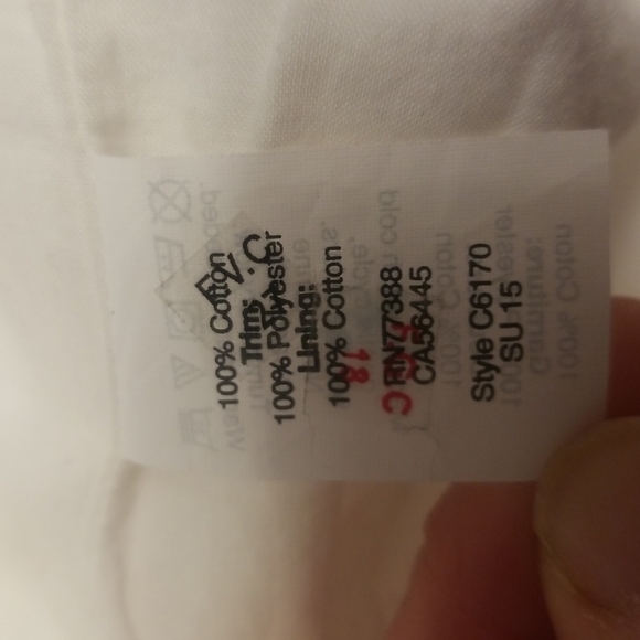 J. Crew Factory flutter short sleeve Swiss dot above knee dress white Sz: 00 - Picture 9 of 9